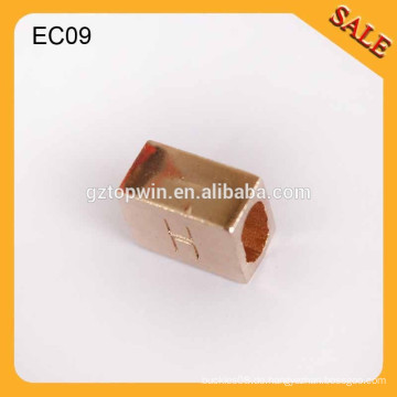 EC09 Kundenspezifisches Metalllogo Cord Ends Art und Weiseentwürfe Drawstringschnurverschluss